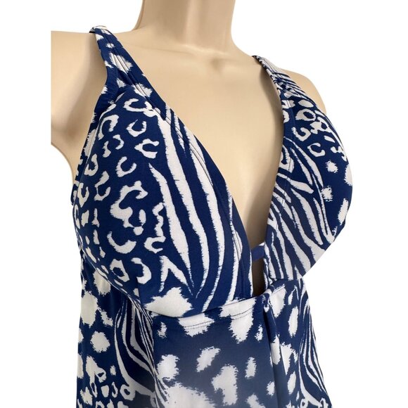 Beyond Control Two Piece Swimsuit SIze 10 Royal Blue NWOT Padded Adjustable - Picture 12 of 12